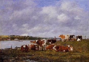 尤金 佈丹 Pasturage, the Valley of the Touques 尤金 佈丹 Pasturage, the Valley of the Touques
